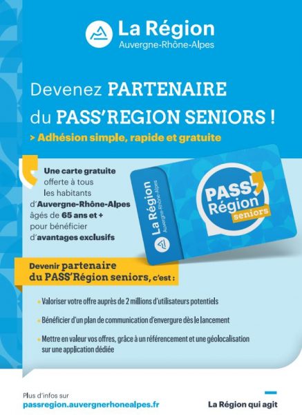 Pass Région Seniors: mettez vos offres en avant